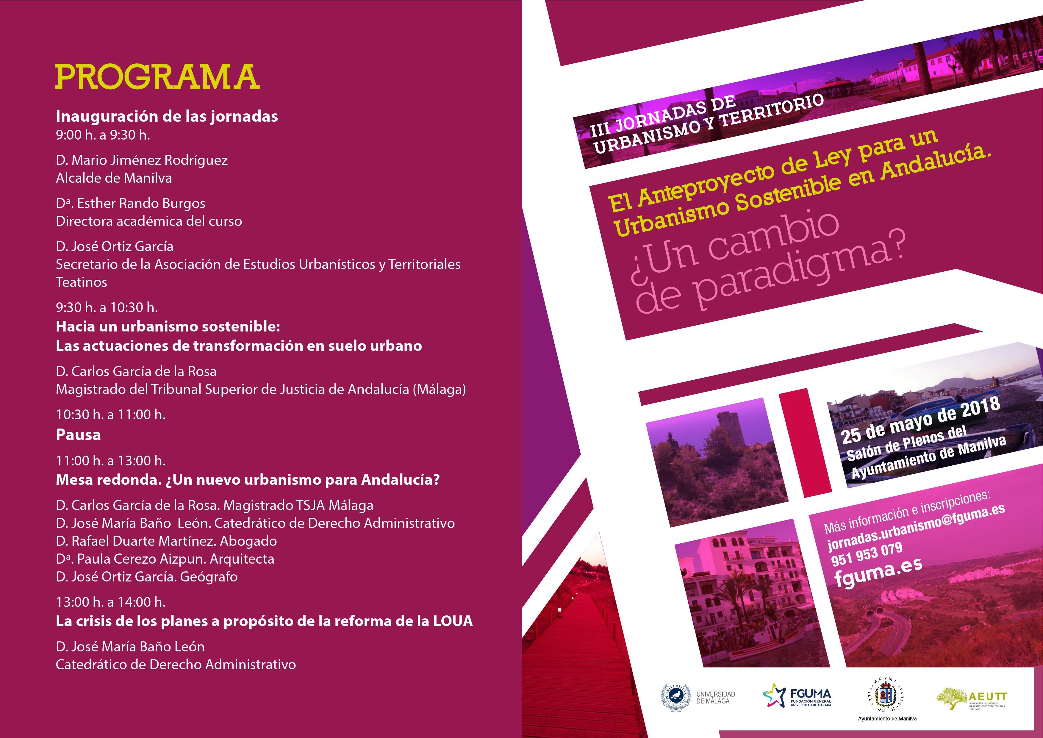 III Jornada de Urbanismo y Territorio