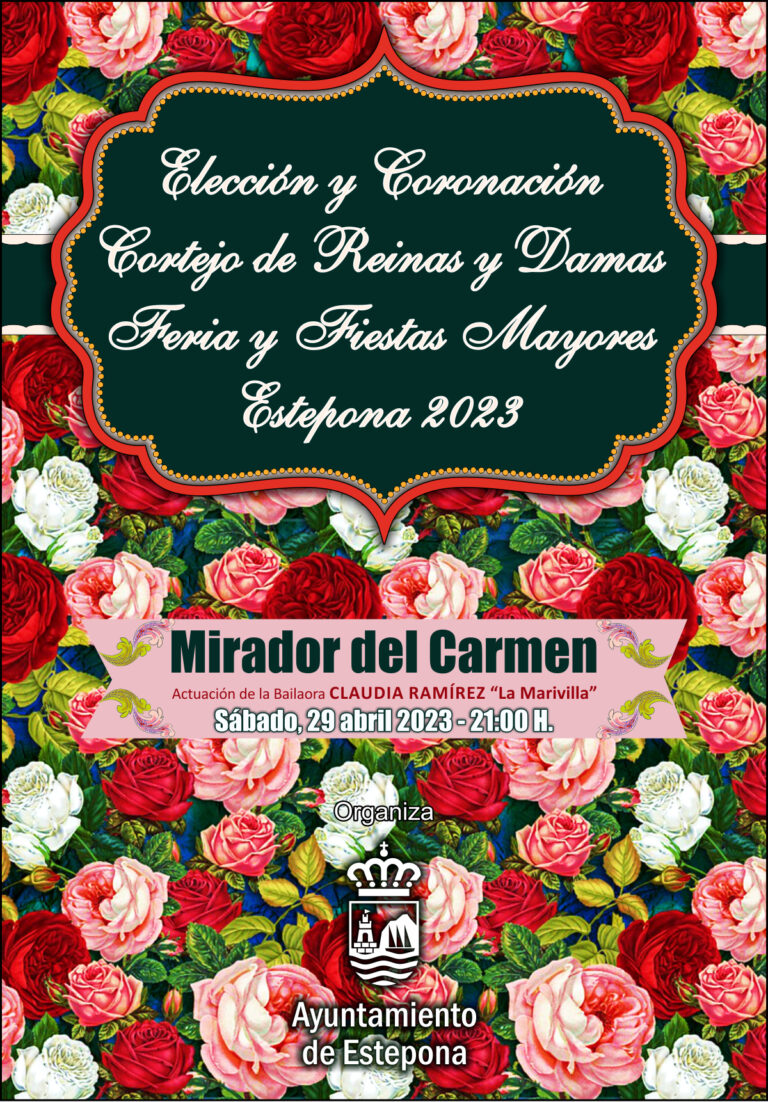 El Ayuntamiento celebra la elección de Reinas y Damas de la Feria y Fiestas Mayores de Estepona 2023