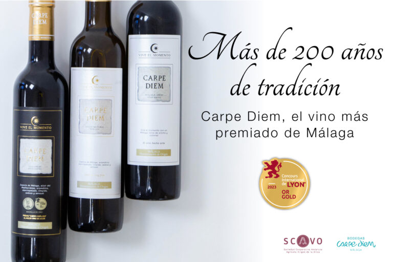 Carpe Diem Trasañejo y Dulce Natural obtienen la Medalla de Oro en el Concurso Internacional de Lyon