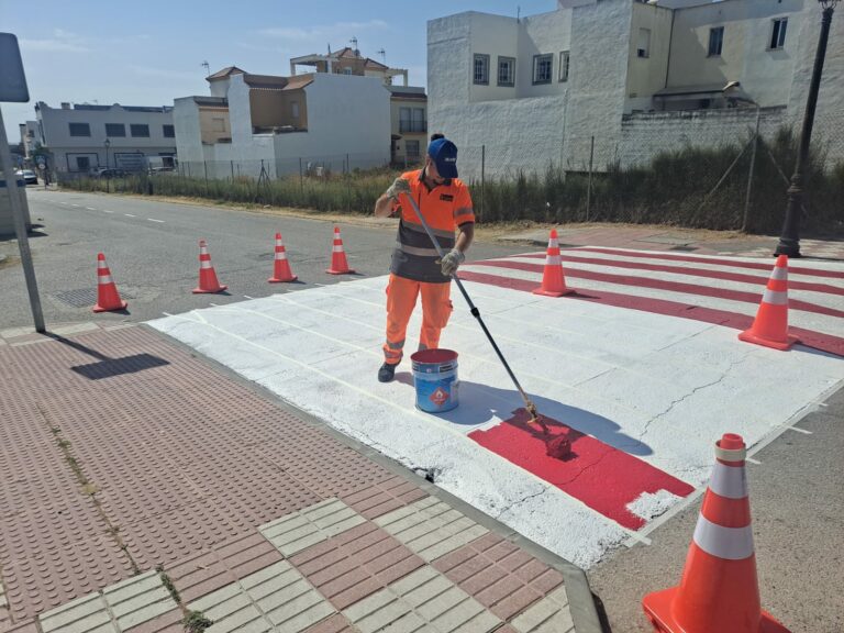 Pintado de señales en Cancelada