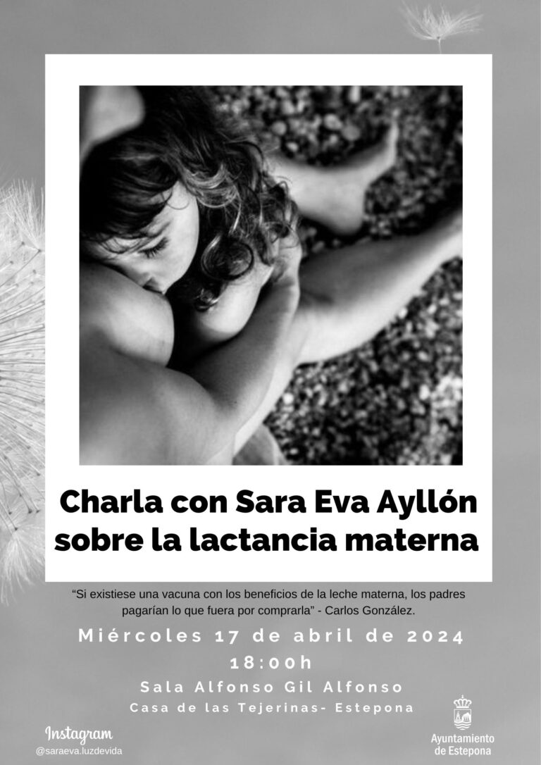 Charla con Sara Eva Ayllón sobre la lactancia materna en la Casa de Las Tejerinas