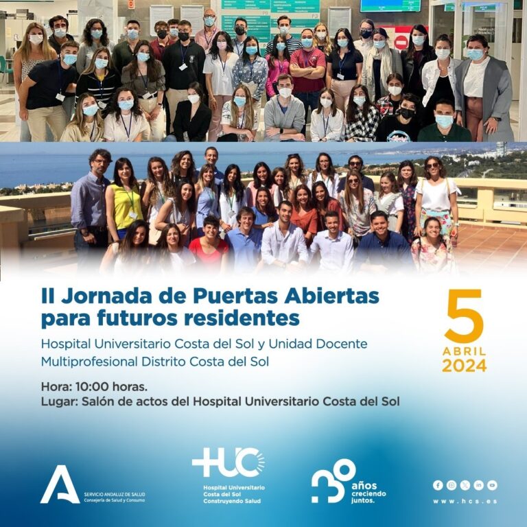 El Hospital Universitario Costa del Sol y el Distrito de Atención Primaria Costa del Sol celebran las ‘II Jornadas de Puertas Abiertas para futuros Residentes’