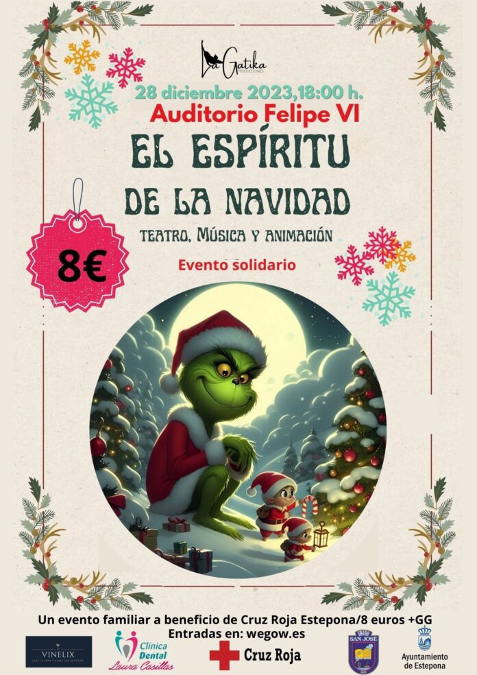 CARTEL EL ESPIRITU DE LA NAVIDAD