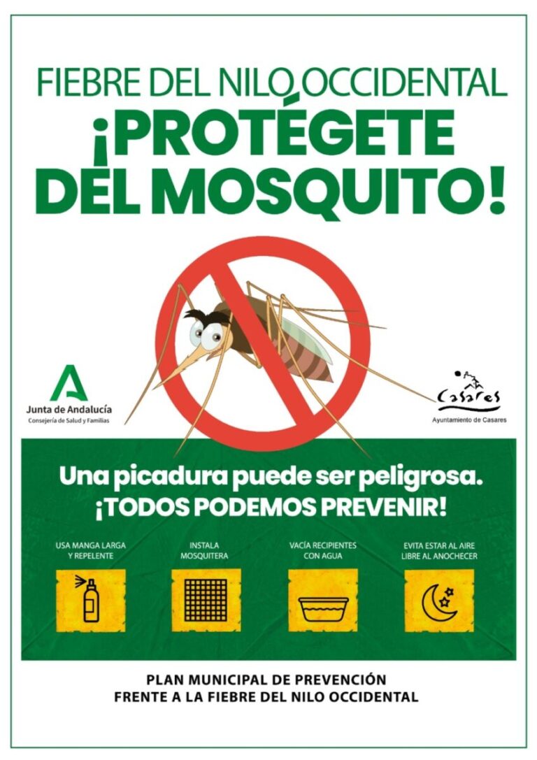 Casares activa plan municipal contra la Fiebre del Nilo Occidental