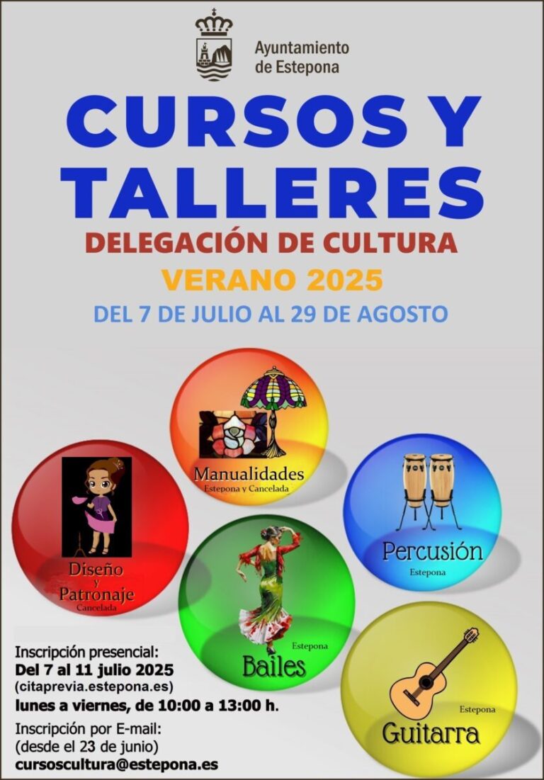 Estepona abre inscripciones para los Cursos de Verano de Cultura