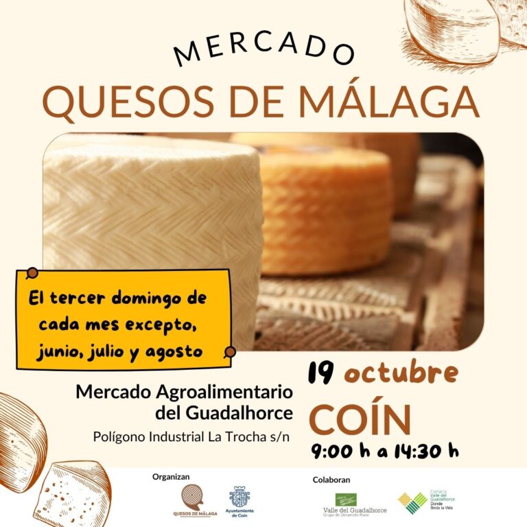 Once queserías ofrecen más de 50 variedades de queso en Coín el domingo 19 de octubre