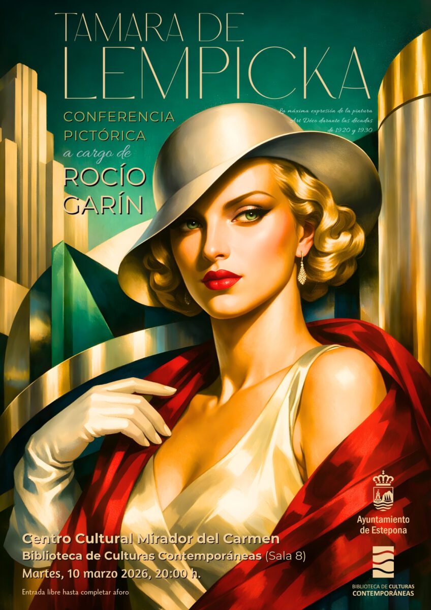 La Biblioteca de Culturas Contemporáneas acoge el 10 de marzo una conferencia sobre Tamara de Lempicka, máxima exponente del Art Déco