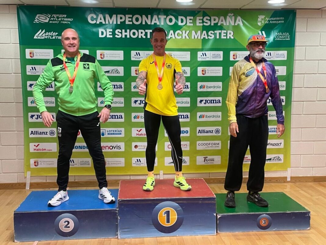 Luis Merayo repite oro en el Campeonato de España Máster con 1,63 metros en salto de altura