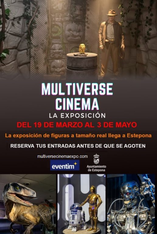 'Multiverse Cinema' llega al Palacio de Exposiciones de Estepona el 19 de marzo con más de 30 figuras a tamaño real de personajes icónicos del cine