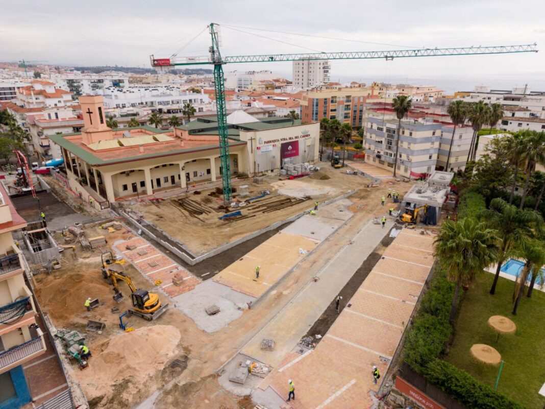 El aparcamiento de El Carmen, con más de 300 plazas a 1 euro, llega al 85% de ejecución