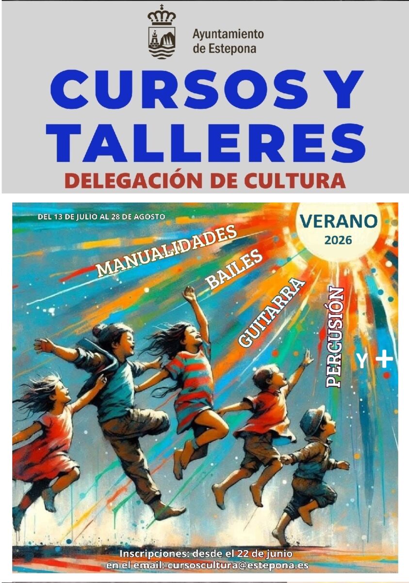 El Ayuntamiento de Estepona abre la matrícula de siete cursos de verano de Cultura el 22 de junio