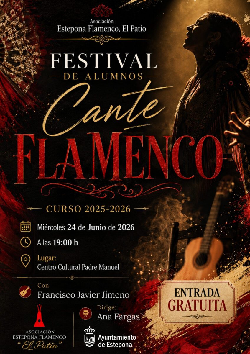 Concierto gratuito de los alumnos del colectivo Estepona Flamenco 'El Patio'