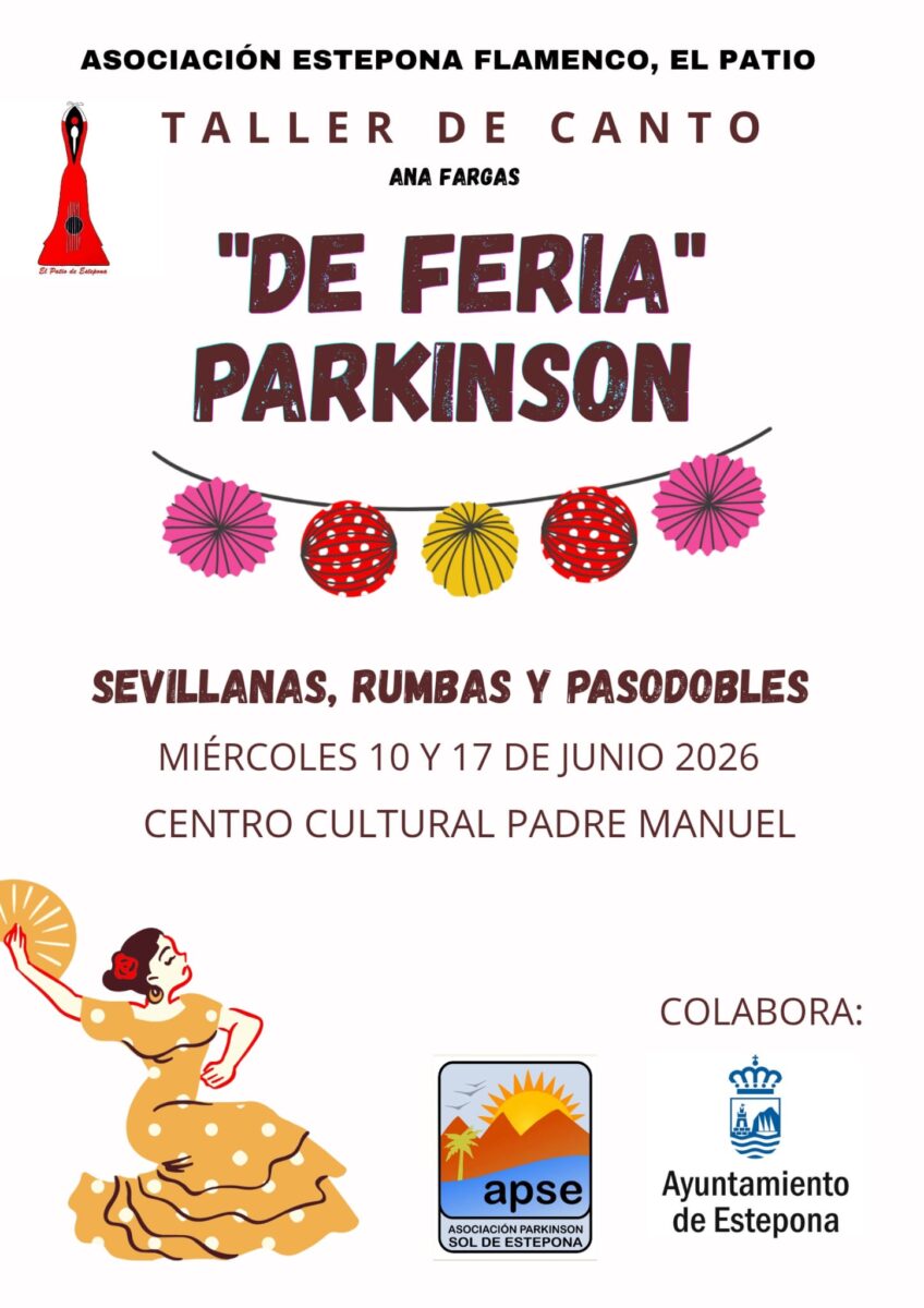 En el Centro Cultural Padre Manuel se imparten talleres de cante flamenco para usuarios de la Asociación Parkinson Sol Estepona
