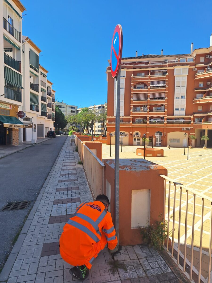 Mantenimiento de señales viales