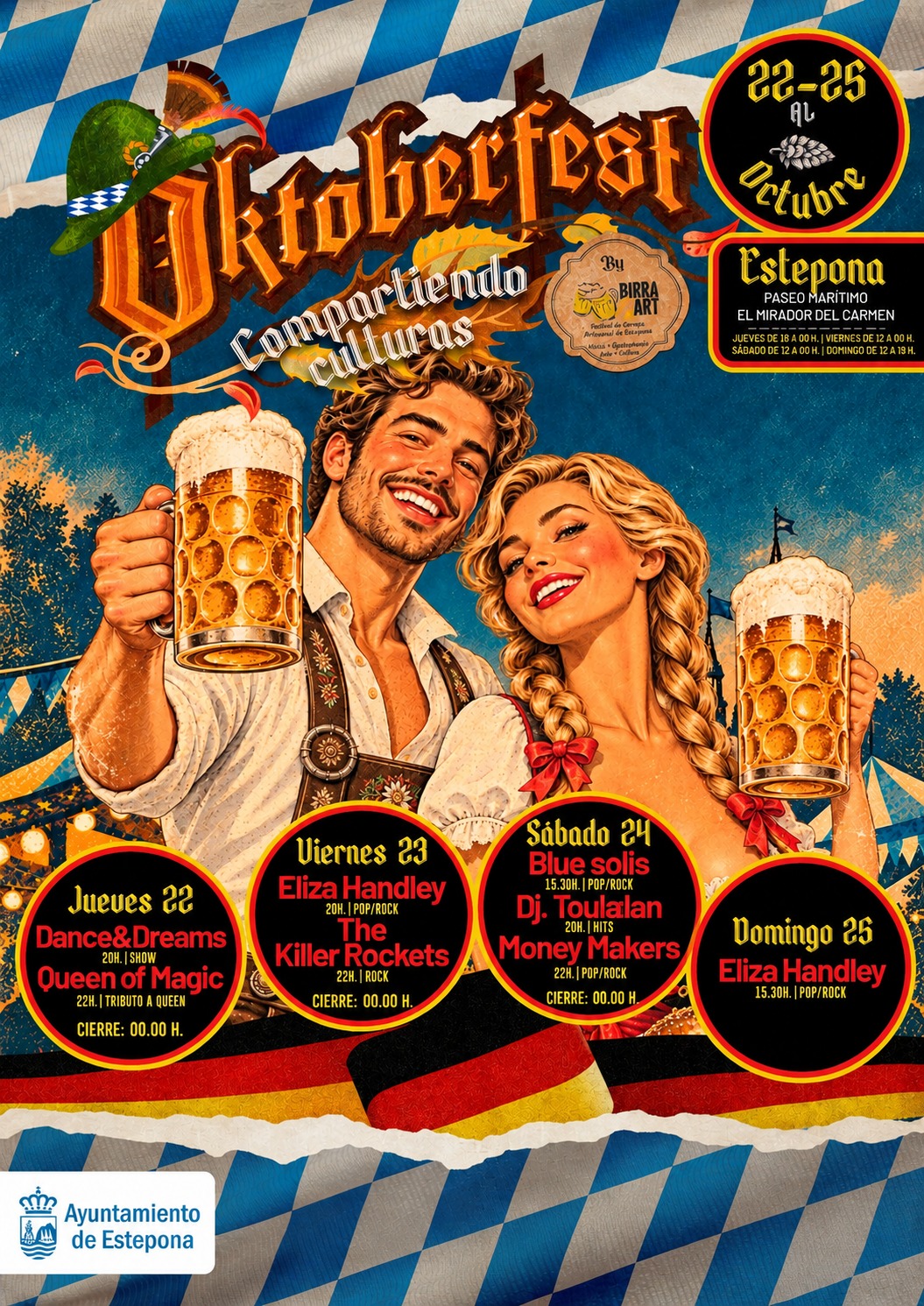Estepona reúne cuatro jornadas de Oktoberfest desde el jueves 22 de octubre