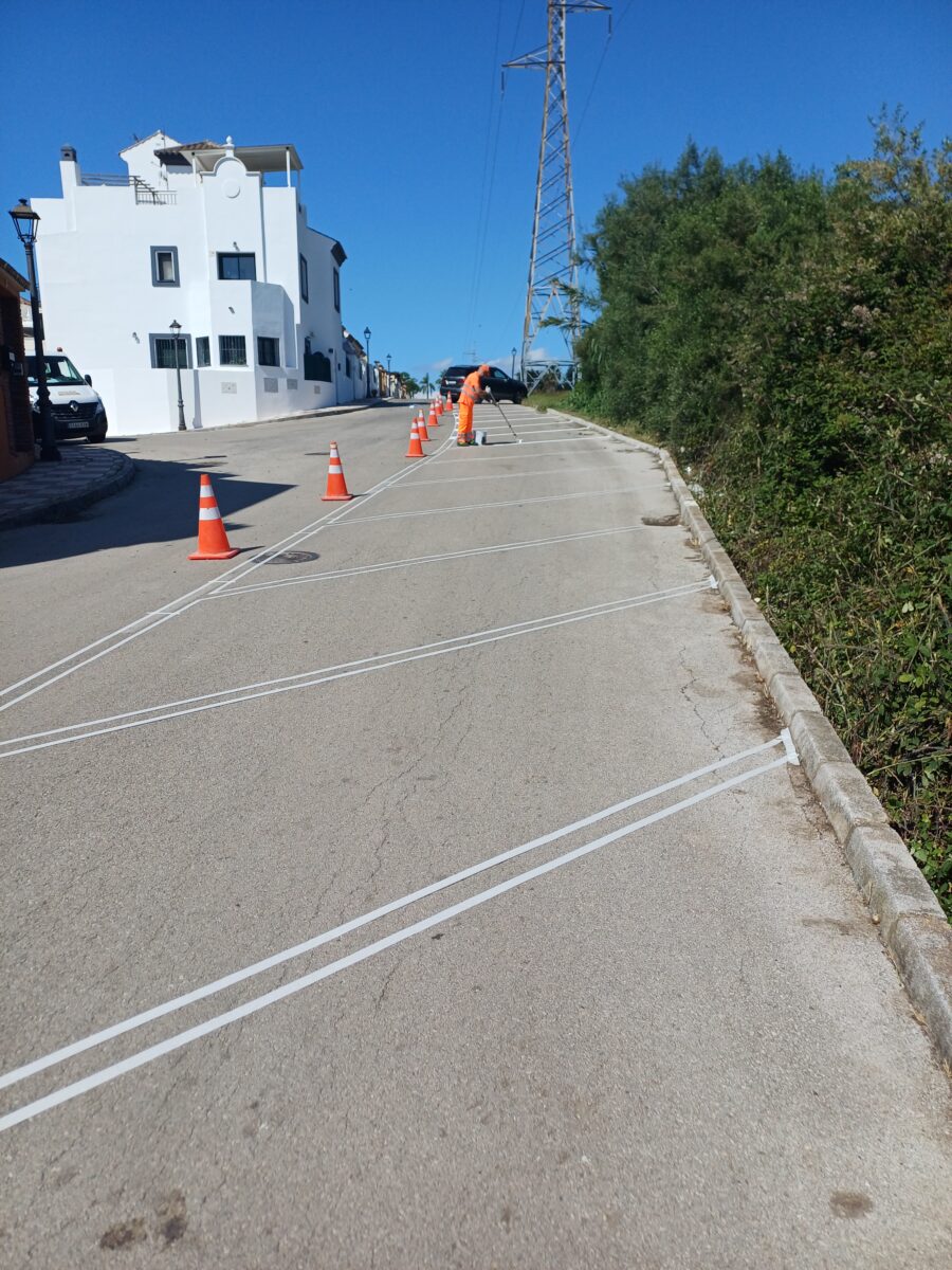 Pintado de señales viales